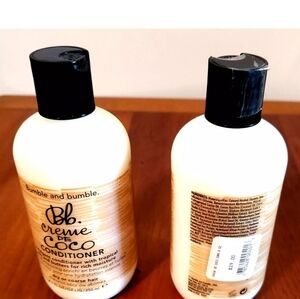 Qty 2x 8.5oz NEW Bumble & Bumble Creme de Coco Conditioner Bottle Detangles Hair